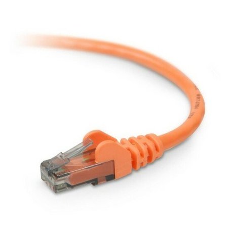 BELKIN 1Ft Cat6 Snagless Patch Cable Orange A3L980-01-ORG-S